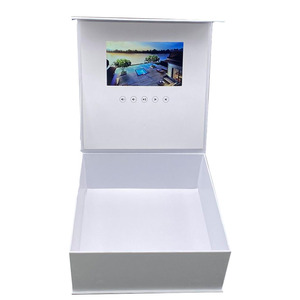 Boîte de lecture vidéo Hd belle fleur écran Lcd boîte cadeau avec <span class=keywords><strong>brochure</strong></span> vidéo pour publicité vidéo musique boîte de bienvenue - Product Image 6