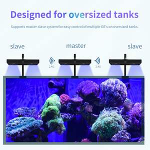 Lámpara LED para Acuario de Agua Salada con Control Táctil, Programable, de Espectro Completo, para Arrecifes de Coral, con Simulación de Amanecer y Atardecer, Marca <span class=keywords><strong>Moonlight</strong></span> Group Control - Product Image 4