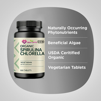 Complément alimentaire ODM Spiruline naturelle en comprimés, superaliment riche en protéines, antioxydants, nutrition quotidienne, sans gluten, faible en gras