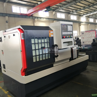 Hongda CK6136 Mini tour CNC en option Normal semi-automatique simple GSK Structure horizontale tour à lit plat
