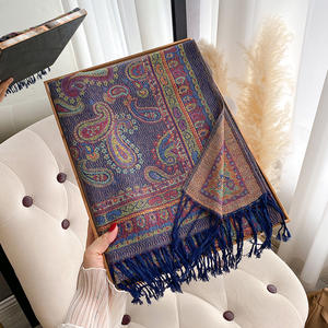 Bufanda Larga con Flecos de Imitación de Cachemira, Estilo Vintage, Suave, para el Uso Diario y Salidas de Fin de Semana - Product Image 4