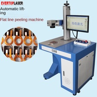 Machine de marquage laser à fil plat, marqueur laser pour câble plat, machine de marquage laser pour fil émaillé plat