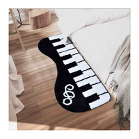 High Quality Bedroom Decoration High Pile Non-Slip Carpet Fluffy Soft Bedroom Plush Rug Black White Area Rugs