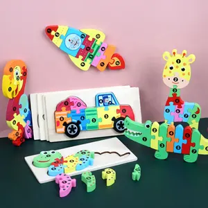 Tùy Chỉnh 3D Phim Hoạt Hình Bằng Gỗ Puzzle Jigsaw Nhà Sản Xuất Cho Trẻ Em