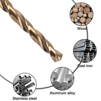 Jeu de forets pour PCB en cobalt Guoxin M35, précision 0,01 mm, substrat en aluminium FR4, 19 tailles, foret hélicoïdal, finition lisse, garantie 3 ans