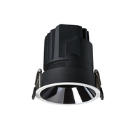 Spot LED encastré rond au design unique, haute luminosité CCT, COB, pour intérieur, 8W 12W