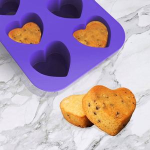 Moldes de Silicona en Forma de Corazón de Diamante, Juego de Moldes de Chocolate en Forma de Corazón para Hornear en Casa, Herramientas para Repostería - Product Image 3