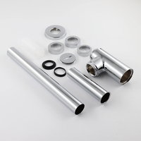 SANIPRO OEM ODM WaterMark Brass Bathroom Sink Drainage P-Trap Siphon Laboratory Sink Drain Waste Pipe Bottle Trap.