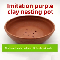Fournitures d'élevage en intérieur Xincaiyi pour perroquets et autres oiseaux de compagnie, nid à œufs multi-usages en plastique écologique violet
