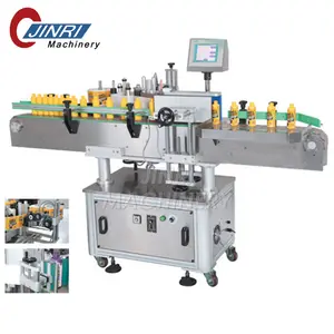 Factory Price Labeling Machine Round Plastic Glass Wine Bottle Adhesive Sticker Handle Labeling Packing Machine
