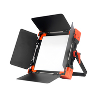 Projecteur vidéo LED professionnel 200W 3 canaux en alliage d'aluminium, lumière d'appoint 3200~5600K CCT réglable, Ra95, rendu des couleurs élevé, DMX512