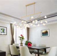 Éclairage décoratif pour maison moderne Lustre luciole Lumière Lustre élégant de branche d'arbre