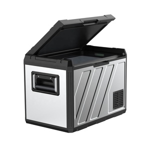 Refrigerador y Congelador Portátil de 60L para Camping, 12V/24V, con Energía Solar, Compresor de Plástico ABS y Aluminio, Fabricante de Hielo - Product Image 1