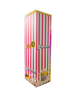 Machine à Popcorn Automatique Commerciale en Acier Inoxydable, Vente en Gros Usine, Distributeur Automatique à Monnayeur avec Système de Paiement Complet