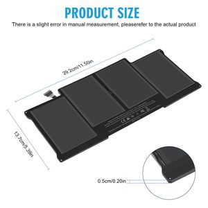 Batería para portátil A1405 A1496 para MacBook Air de 13 pulgadas A1466, batería de repuesto de 7200 mAh, CE RoHS, alta calidad, venta al por mayor - Product Image 6