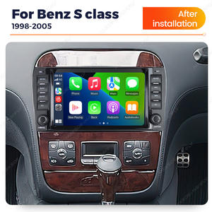 MEKEDE 8 pouces Android Headunit voiture DVD FM AM Radio lecteur moniteur GPS Navigation lunette cadre <span class=keywords><strong>Kit</strong></span> <span class=keywords><strong>pour</strong></span> Benz classe S 1998-2005 - Product Image 2