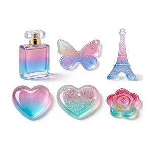 Kit de Silicona para Joyería de Pequeños Negocios, Moldes Transparentes de Curado Rápido con Luz UV, Colgantes, Pendientes, Láminas Brillantes, Flores, Accesorios - Product Image 4