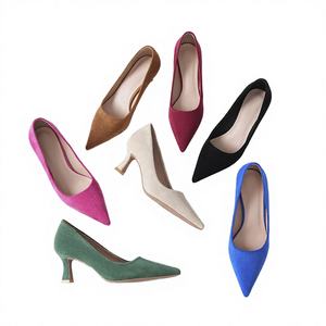 Chaussures de bureau pour femmes à bout pointu, talons D'Orsay, confort estival, talon carré de 6 cm, respirantes, antidérapantes, evergreen - Product Image 3