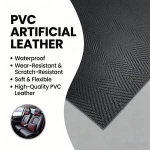 OEM & ODM Verfügbar Geprägte Wasserdichte Verdunkelungs-PVC-Leder Autositzbezüge - Kostengünstig und Langlebig für Autos - Product Image 1