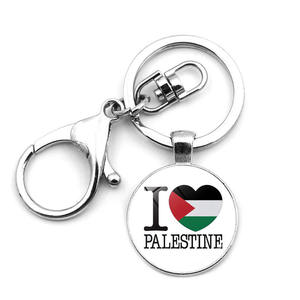 Vente en gros de porte-clés Palestine produits sac accessoires clés mode Palestine carte porte-clés - Product Image 3