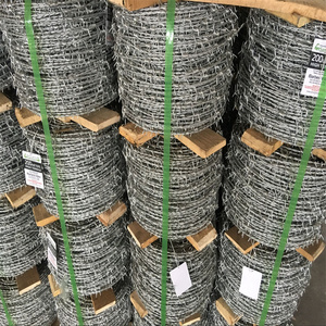 100 mét 500 mét 1.6mm mạ kẽm nhúng Nóng Đôi Xoắn đơn hàng rào dây thép gai cho hàng rào an ninh lưới - Product Image 5