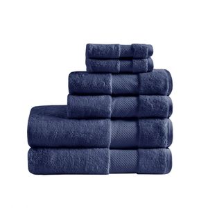 Ensemble de serviettes de bain en coton jacquard Db, 6 pièces, séchage rapide, doux, absorbant, pour usage domestique - Product Image 2