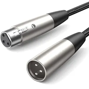 Xlr Naar Xlr Kabel Hoge Kwaliteit 3M 5M 10M 20M 30M Audio Mic Kabel Connector Profecional 3 Pin Mannelijke Naar Vrouwelijke Microfoon Xlr Kabel