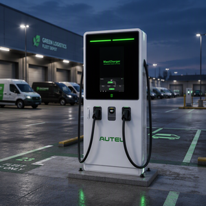 Estación de Carga Rápida DC Autel MaxiCharger 120kW, Cargador para Vehículos Eléctricos CCS2 CHAdeMO para Estacionamientos Públicos y Flotas - Product Image 3