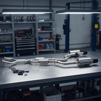 Système d'échappement haute performance Catback en acier inoxydable 304 avec silencieux pour Lexus IS500 RCF GSF 5.0L V8 (2014-2025)