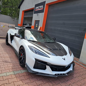 Cofano in Fibra di Carbonio Stile ZR1 per Chevrolet Corvette C8 Stingray Z06, Copertura Motore Anteriore Sostitutiva, Accessori per Carrozzeria - Product Image 5
