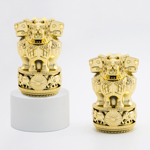 Trofeo e Parti di Trofeo in Plastica Dorata di Alta Qualità a Forma di Leone <span class=keywords><strong>Imperatore</strong></span> Ashoka per Tornei GZ55 - Product Image 3