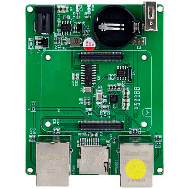 Raspberry Pi CM4 Dual Ethernet Mini Base Board Gigabit Ethernet Expansion Board USB Interface