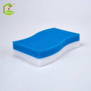 <span class=keywords><strong>Esponja</strong></span> mágica para lavar platos de cocina, blanca y azul, de <span class=keywords><strong>alta</strong></span> <span class=keywords><strong>densidad</strong></span>, para limpiar Macetas - Product Image 3