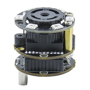 Módulos de cámara integrados de reconocimiento de alta velocidad de 2MP Exposición global Tablero de luz de visión nocturna infrarroja Tubos de agujeros circulares Negro - Product Image 1
