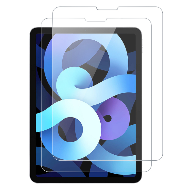 2 PACK Tempered Glass for iPad 7 8 9 10 Generation Tablet Screen Protector 2.5D HD Clear Protective Film 10.2 Inch