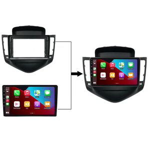 Marco Fascia para Panel de coche, marco de Radio estéreo de 9 pulgadas para <span class=keywords><strong>Chevrolet</strong></span> <span class=keywords><strong>Cruze</strong></span> 2009-2015, accesorios de Interior, Android - Product Image 2