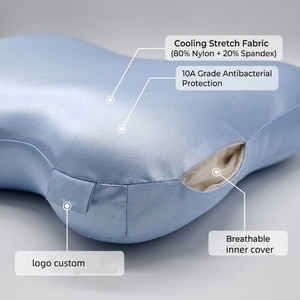 Oreiller cervical orthopédique en mousse à mémoire de forme à rebond lent et respirant, personnalisé pour la vente en gros, prix usine OEM/ODM - Product Image 3