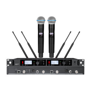 ULXD24D B58 Dual Channel Hot Selling True Diversity <b>Wireless</b> <b>Microphone</b> Professional High Quality Performance Singing <b>Microphone</b> - Product Image 1