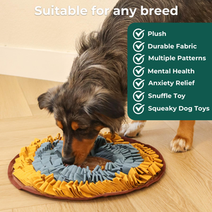 Alfombra Olfativa para Mascotas, Comedero para Perros Pequeños y Medianos, Juguetes Interactivos Antideslizantes para Perros - Product Image 4