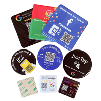 Plaques de signalisation NFC intelligentes imperméables en époxy, impression personnalisée, autocollants de table
