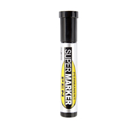 Marqueur rouge noir huileux extra-large avec une grande capacité peut être ajouté avec de l'encre, et la tête épaisse est étanche et colorée.
