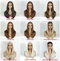 Perruques Lace Front Colorées à Ondulations Naturelles, Synthétiques, Résistantes à la Chaleur, en Fibre Premium de Haute Qualité, avec Dentelle HD 13x4, Sans Colle – Offre Spéciale