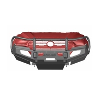 Bumper Depan Baja Heavy Duty Baru untuk BT-50 Ute 2021+ Pickup Truck 4x4 Bull Bar dengan Lubang Sensor Park Assist dan Lampu LED