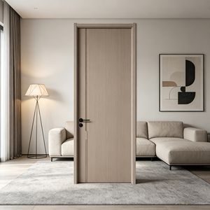 Puerta de Madera de Lujo Aclamada por la Crítica, Económica, Moderna y Minimalista para Dormitorio o Cocina - Product Image 4