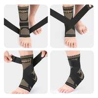 Chevillère de Compression en Cuivre pour Hommes et Femmes