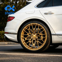 Jantes en bronze doré forgées sur mesure 5x114.3 5x112, jantes de voiture 17 18 19 20 pouces en alliage pour Honda Toyota Nissan Lexus