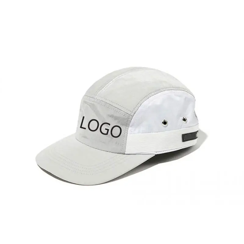 Cappello da campeggio con Logo personalizzato, cappello da campeggio, con 5 pannelli, cappello da corsa in morbido Nylon leggero