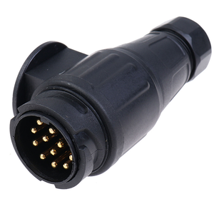 Enchufe de Remolque de Amplia Compatibilidad, <span class=keywords><strong>13</strong></span> Pines, Contactos de Cobre Sólido, Carcasa de Nailon, Accesorios de Reparació<span class=keywords><strong>n</strong></span> para Remolques, Camiones y Coches - Product Image 3
