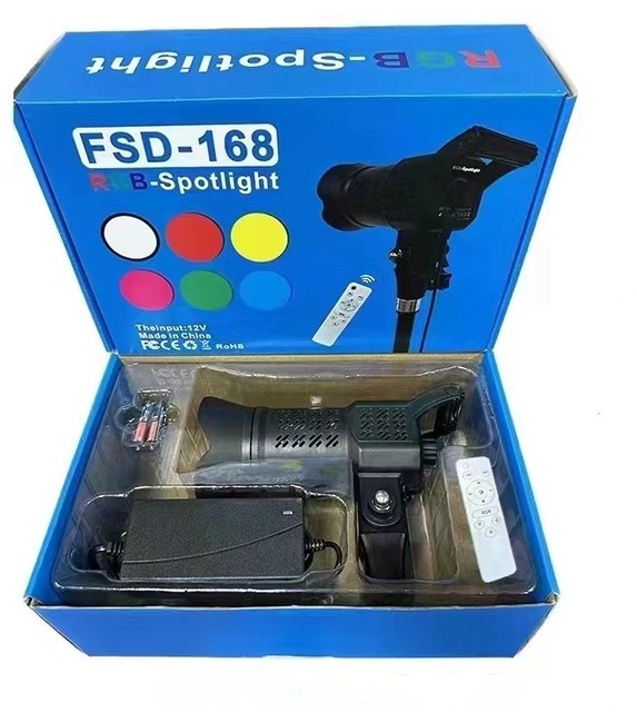 New Style 12V Photography Spotlight Video Led Fill Light With 15 Colors Lenses Studio Portrait Outline Spotlight
