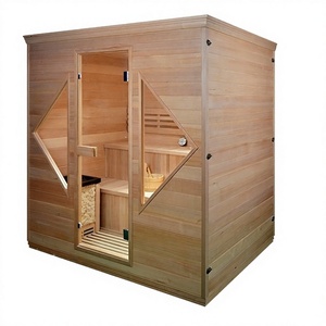 <span class=keywords><strong>Sauna</strong></span> Tradicional Finlandesa de Madera Maciza para 4 Personas, Interior - Product Image 1